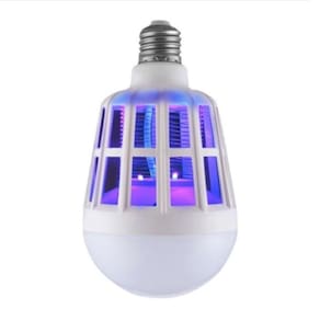 Lampada Mata Mosquitos Com Choque Eletrico 12W