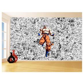 Papel De Parede Dragon Ball Goku Página Manga 3,5M Dbz524