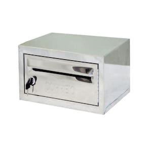 Caixa Correio Cartas Master Frontal Inox e Chave 26x41x18cm
