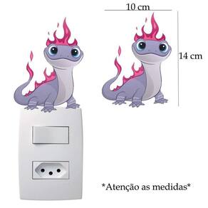 Adesivo De Interruptor Salamandra Bruni Frozen