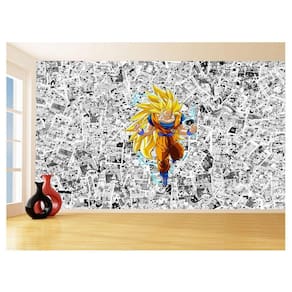 Papel De Parede Dragon Ball Goku Página Manga 3,5M Dbz542