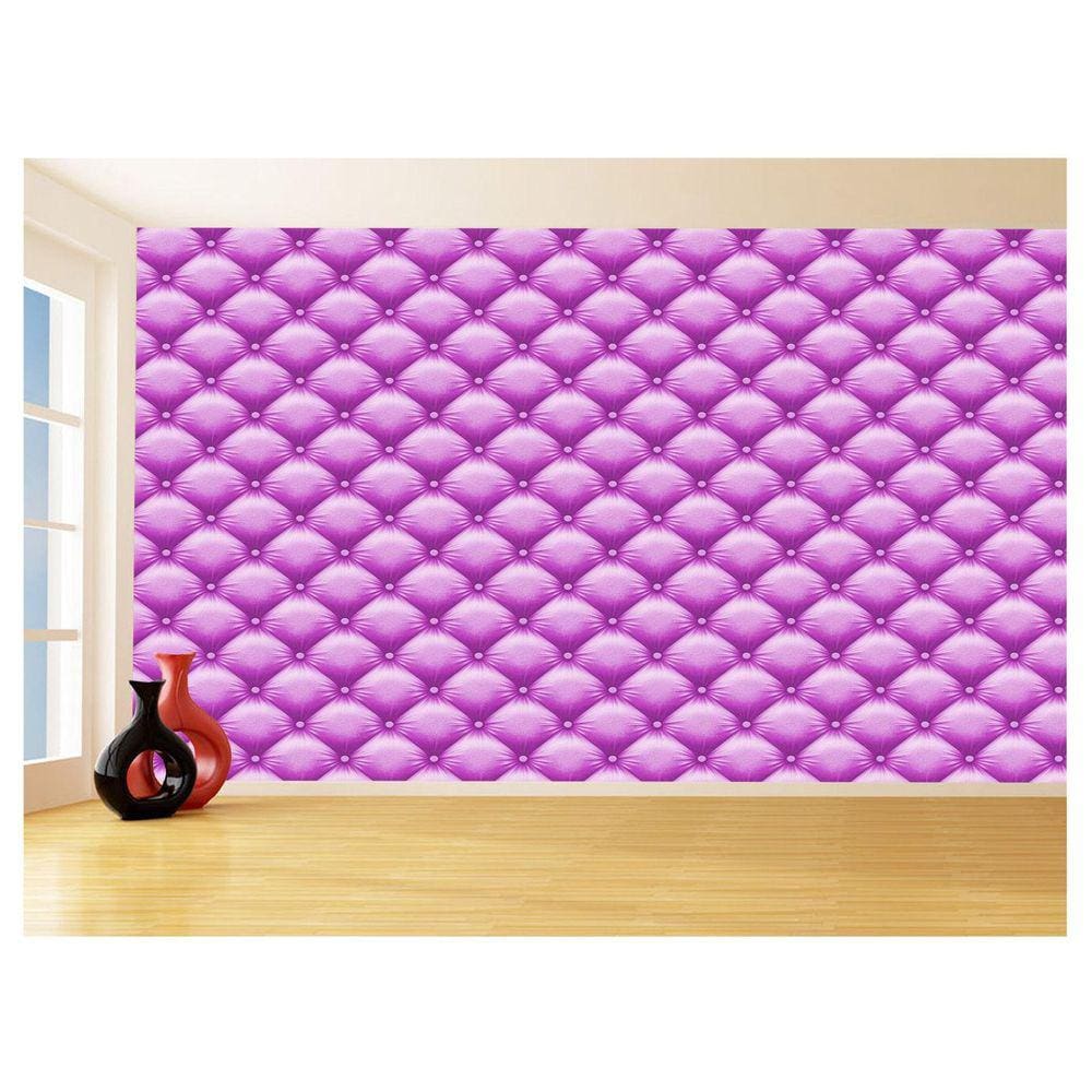 Papel De Parede 3D Estilo Tecido Capitonê Cores 3,5M Tcp58