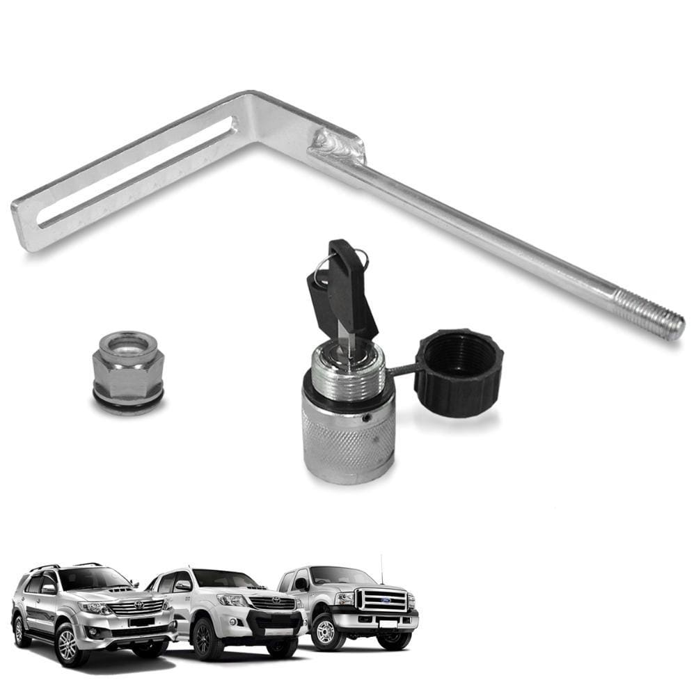 Trava de Estepe Hilux SW4 2005 a 2015 F-250 2007 a 2011 Protetor Antifurto Gtnox