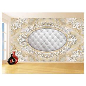 Papel De Parede 3D Floral Textura Sala Flores 3,5M Xfl359