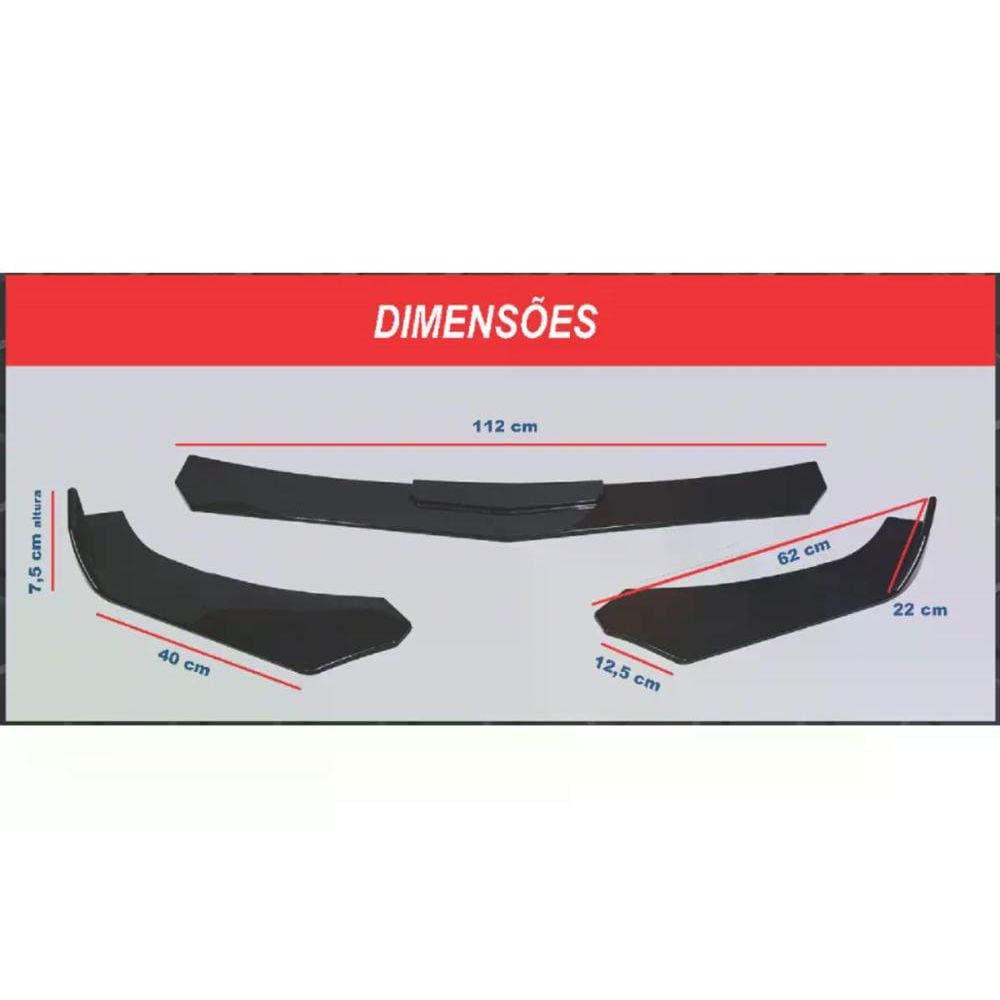 Front Lip Spoiler Universal - TGPOLI - 05.056