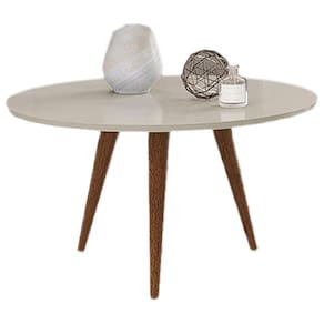 Mesa de Centro Slim Patrimar Cor Off White