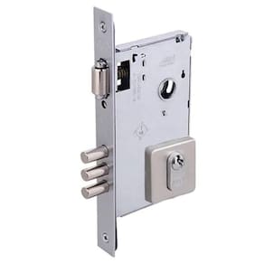 Fechadura Rolete Externa 3 Pinos Inox Escovado Arouca