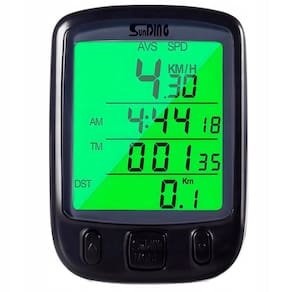 Velocimetro Bike Ciclocomputador Led Noturno Varias Funções