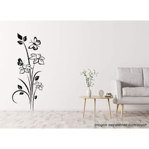 Adesivo De Parede Floral