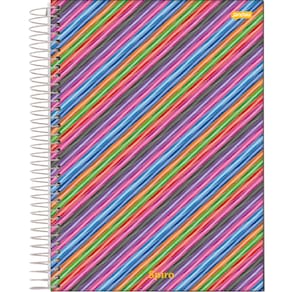 Caderno Universitário Capa Dura Spiro 15 Matérias 240 Folhas Jandaia