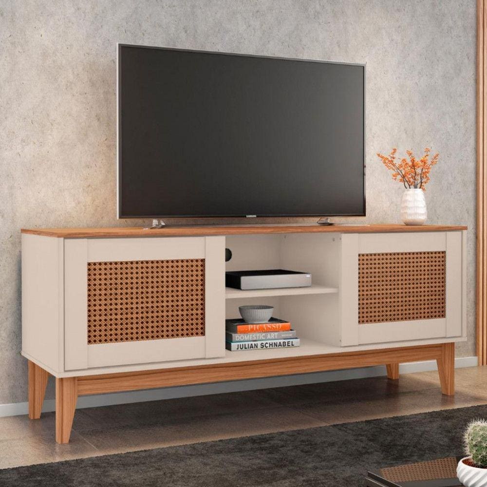 Rack para Tv até 60 Polegadas 2 Portas 135cm Safira Casa D