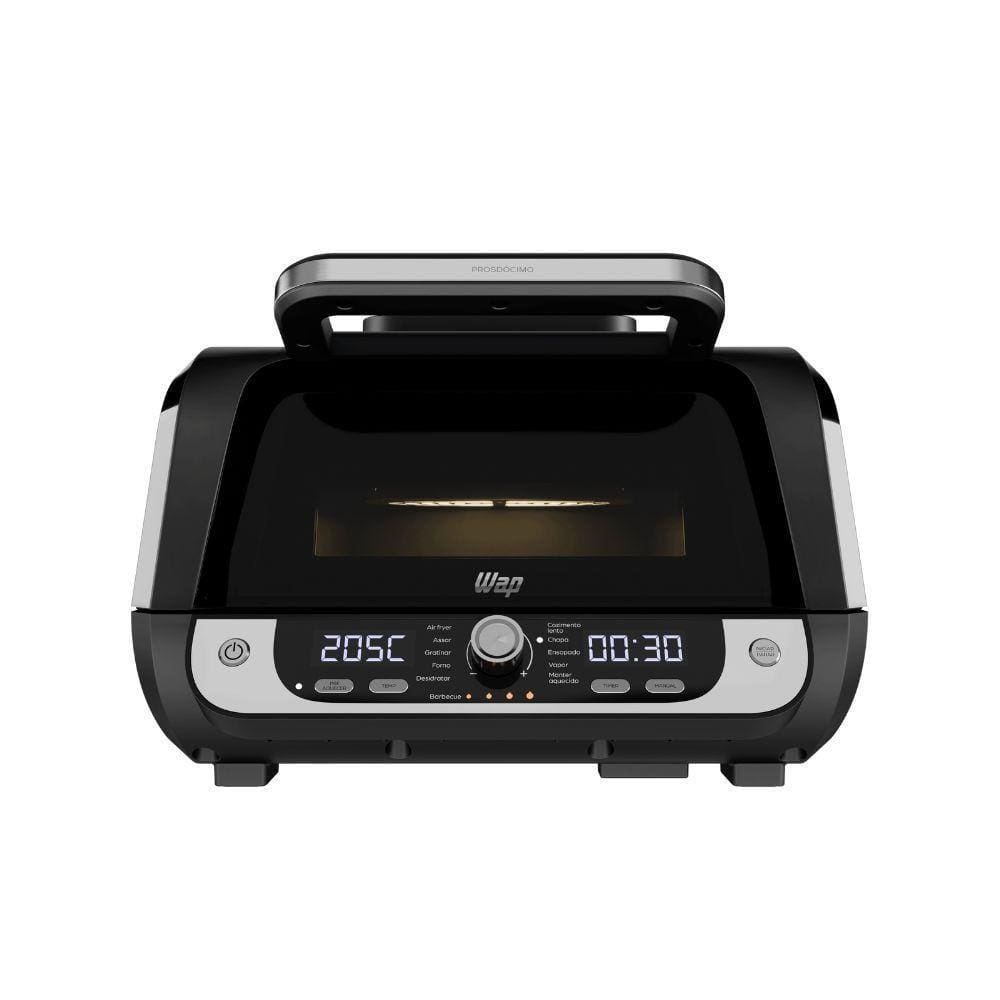Fritadeira Elétrica Air Fryer 12 Em 1 Barbecue Wap Digital