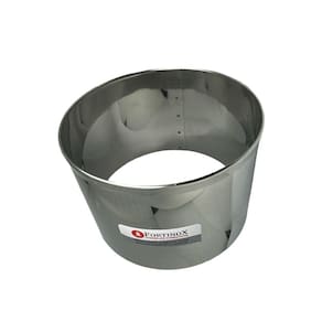 Aro Cortador Redondo P/ Bolo, Massas, Biscoito 15x10 Cm Inox