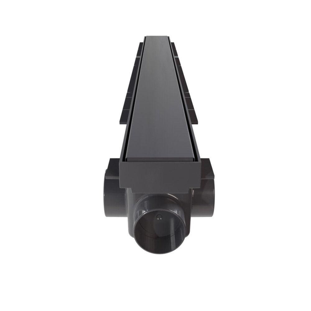 Ralo Linear com Tampa Cega 70 cm Astra Cinza