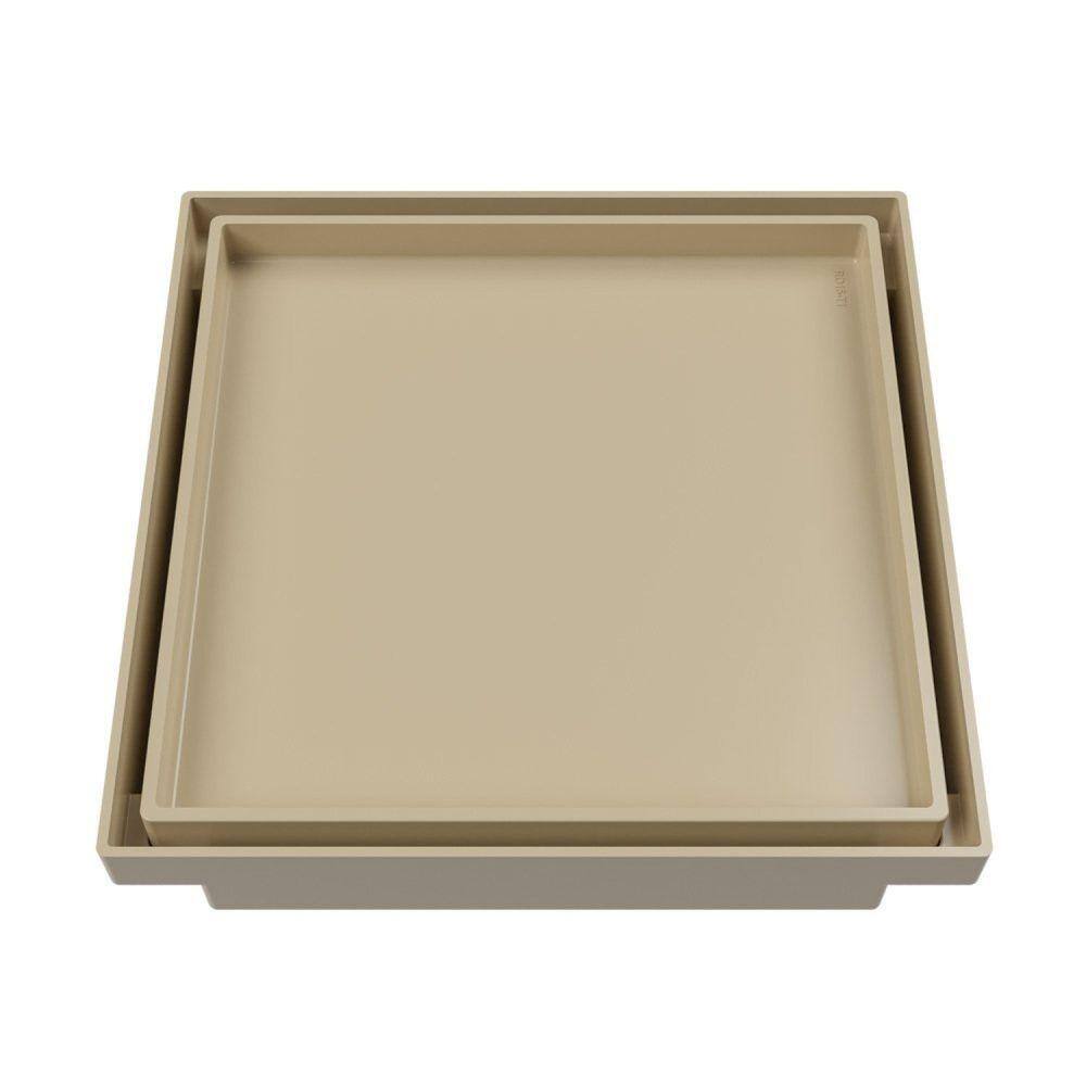Ralo Oculto Quadrado 15x15cm Astra Bege