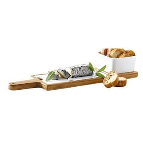 Conjunto Para Queijo Porcelana 37Cm Haskraft