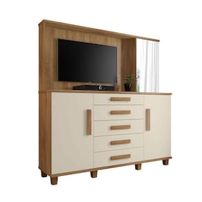 Cômoda Estrela Cinamomo com Off White - RV Móveis