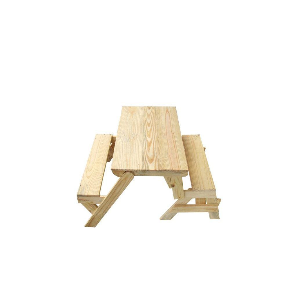 Banco que Vira Mesa 1,20m com Tampo Liso