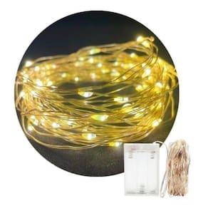 Kit 06 Fio De Fada Led Decoração Cordão Luz 02 Mts Branco
