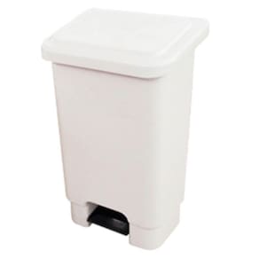 Lixeira Branca 50 Litros com Pedal Lar Plasticos