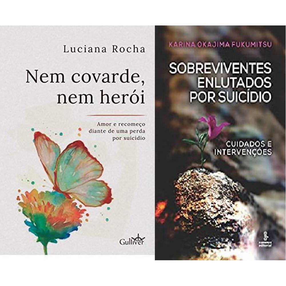 Kit 2 Livros Nem Covarde, Nem Herói + Sobreviventes