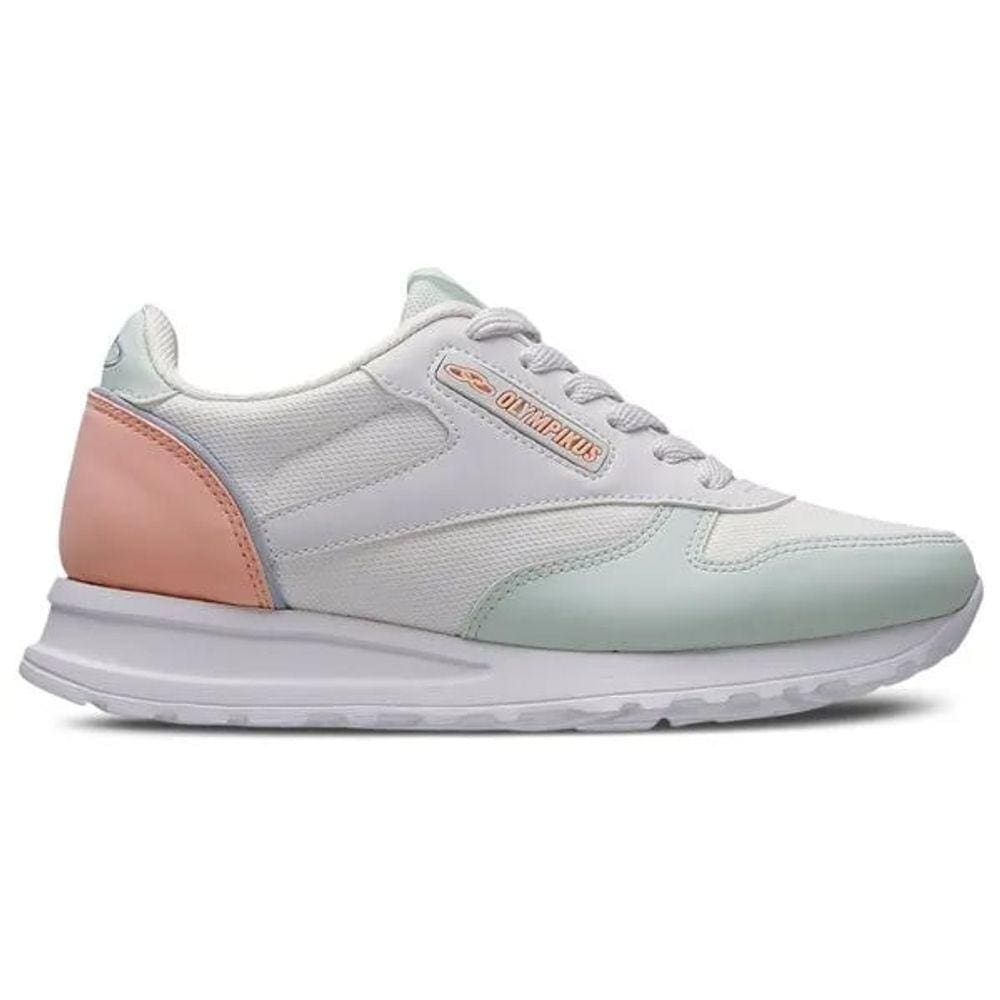 Tênis Olympikus Feminino Jogging 101 Branco Multi Casual