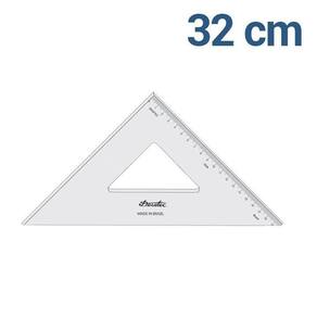 Esquadro Acrilico 32Cm 45 Com Graduacao - 1532