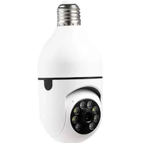 Vigilância Noturna: Lâmpada Ip Câmera Zoom Uma Casa Sem Fio