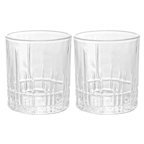 Jogo de Copos de Cristal De Whisky Transparente Calcutá 330ml 2 peças - Lyor