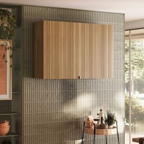 Armário para Cozinha Porta Articulada 120cm Riscatto Freijó