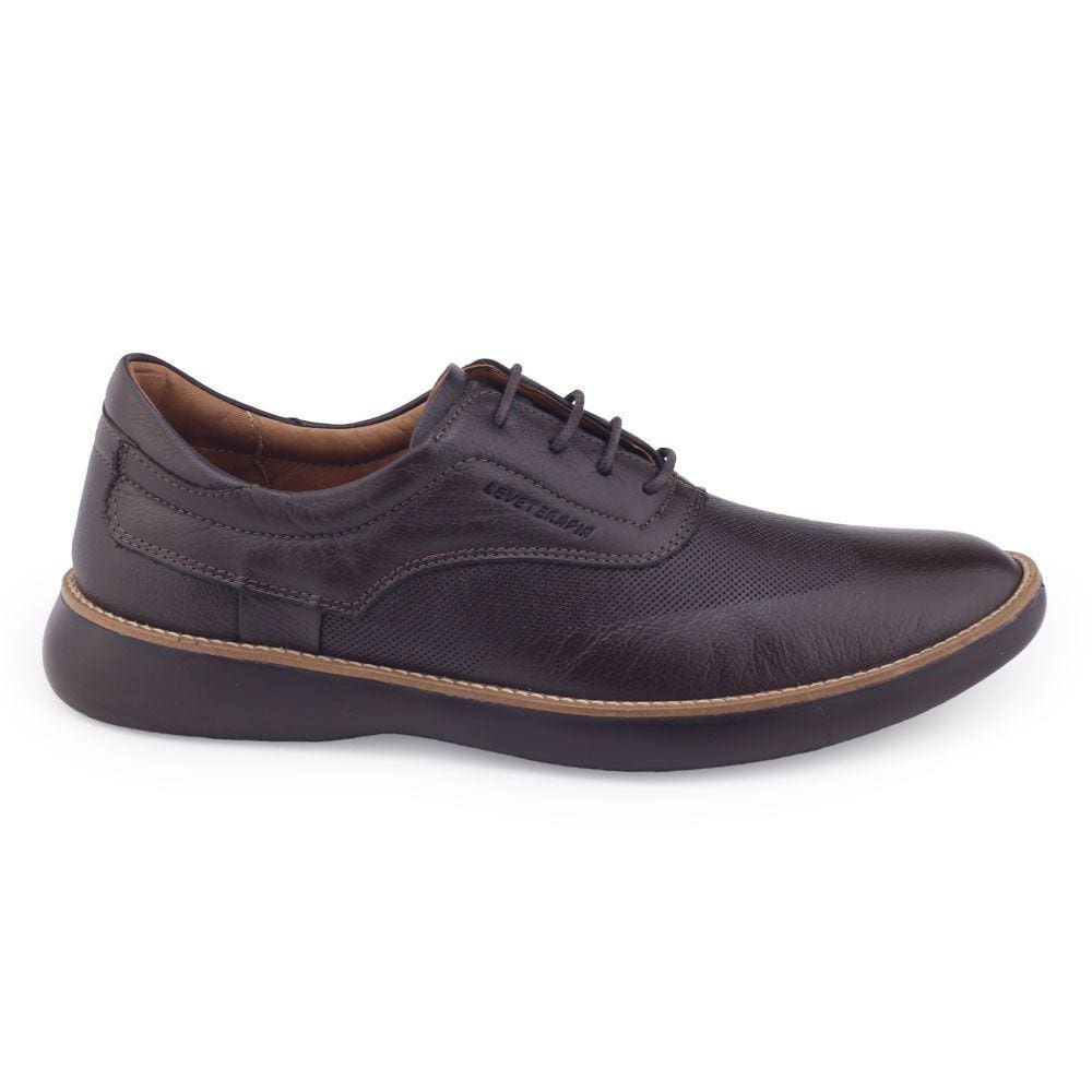 Sapato Masc Leveterapia 47503 Sirius Couro Casual