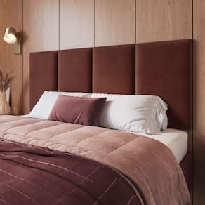 Cabeceira Painel Adesiva Milano 158cm Marrom