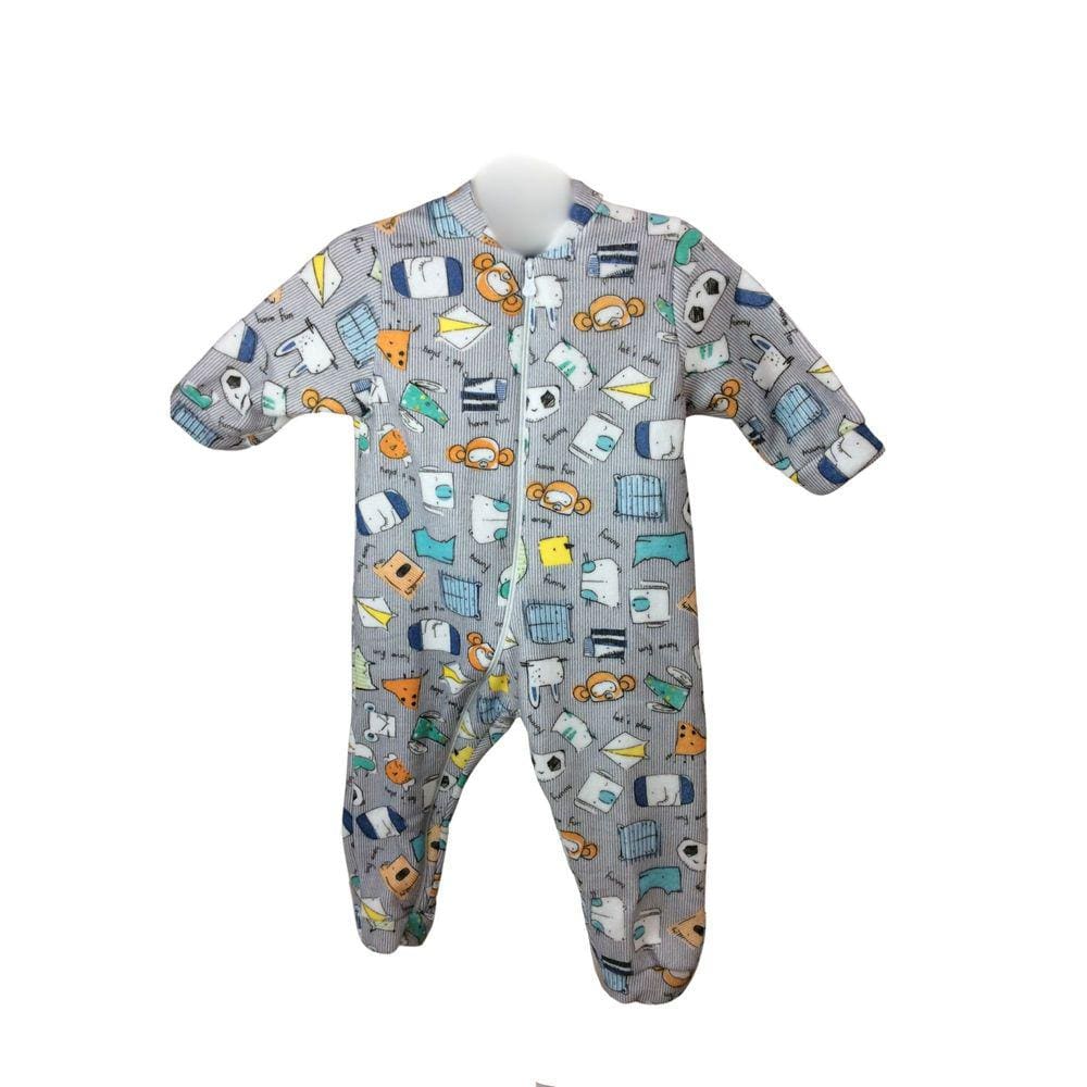 Macacao Pijama Soft Masculino Colorido