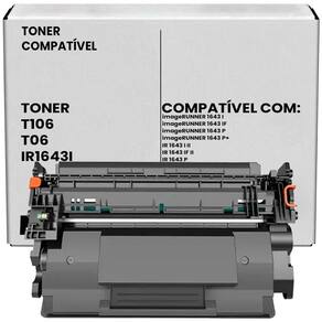 Toner Compatível Com Canon T106 T06 106 Ir1643if Ir1643 20K
