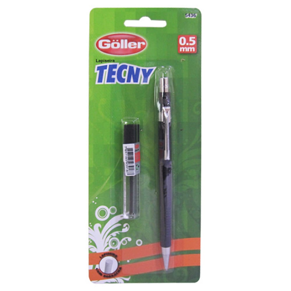 Lapiseira 0,5mm Com Tubo Grafite- Goller