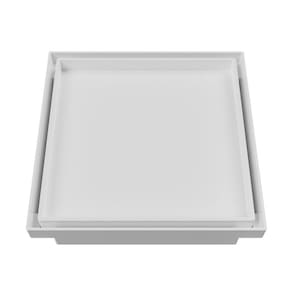 Ralo Oculto Quadrado 15x15cm Astra Branco