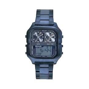 Relógio Seculus Masculino Anadigi Azul 77217Gpsvea2