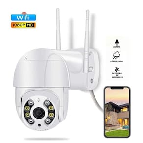 Câmera Externa Ip Wifi Hd Com Infravermelho À Prova D`Água