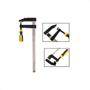 Grampo Sargento Tipo F 120 X 600 mm Aço Cromo Vanádio