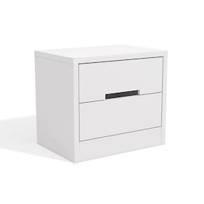 Mesa de Cabeceira 2 Gavetas Texturizado Kappesberg