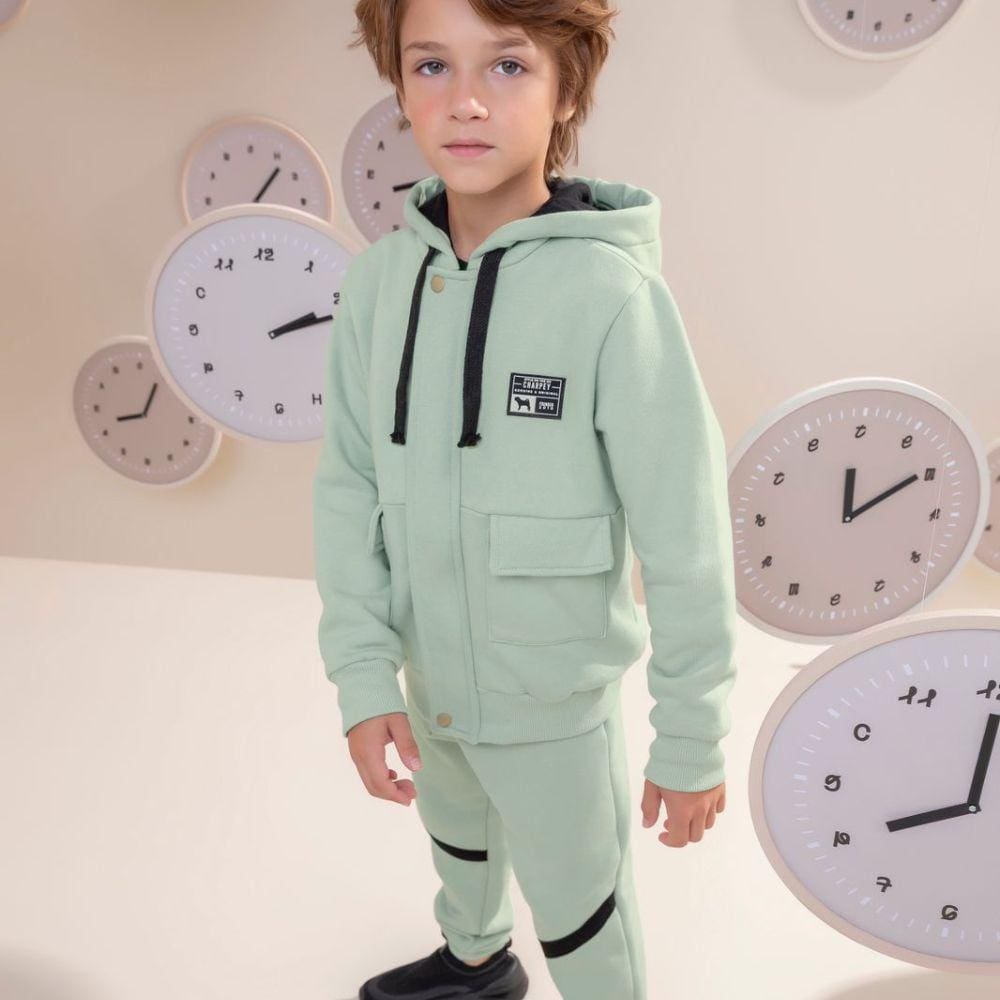 Conjunto inverno Charpey Moletom Verde
