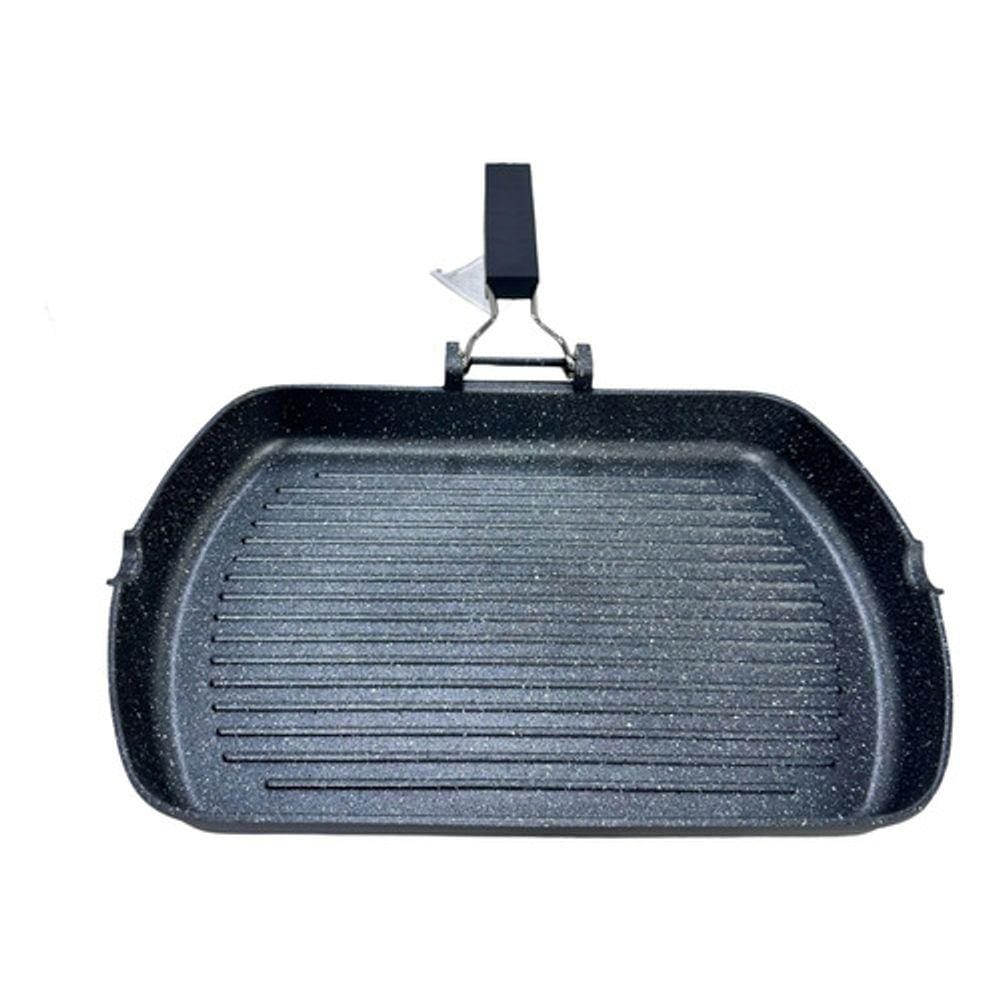 Frigideira Grelhador 34x24cm Aluminio Acqua Stone - Tognana