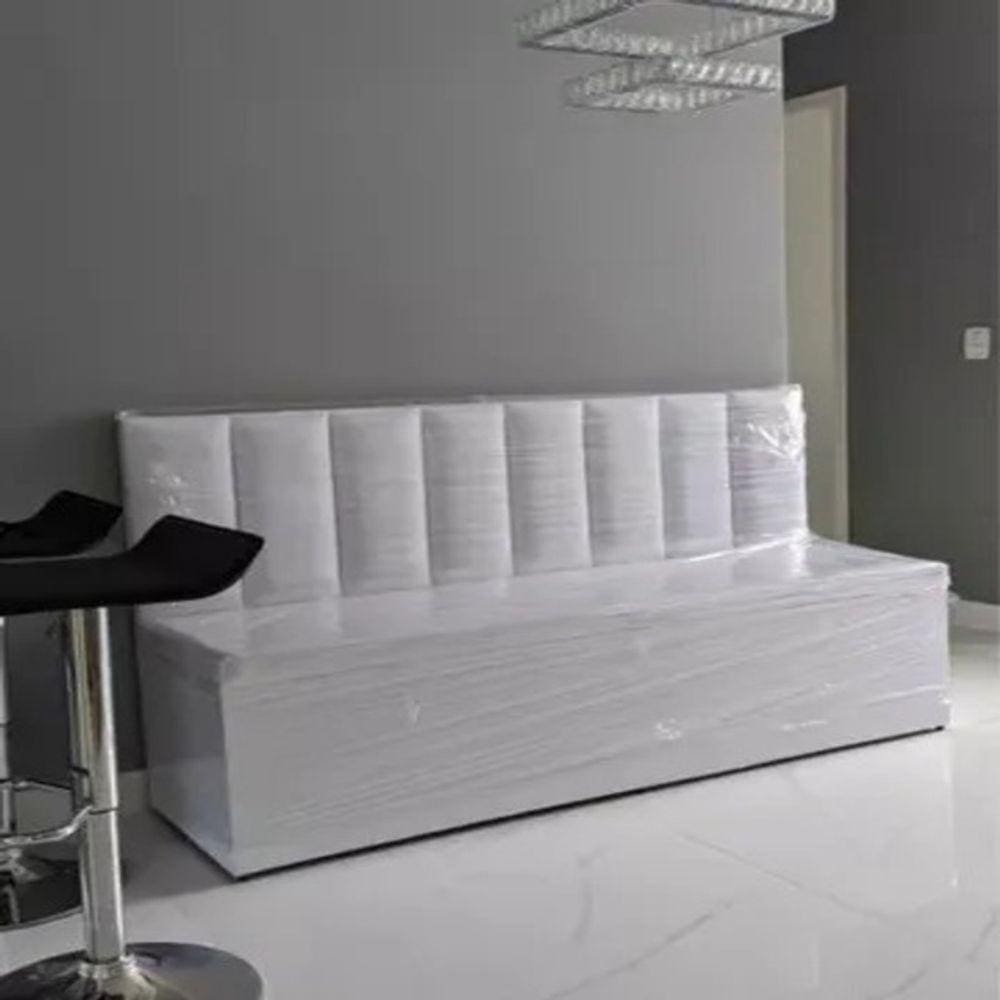 Conjunto Canto Alemão Encosto Ripado Corino 90cm