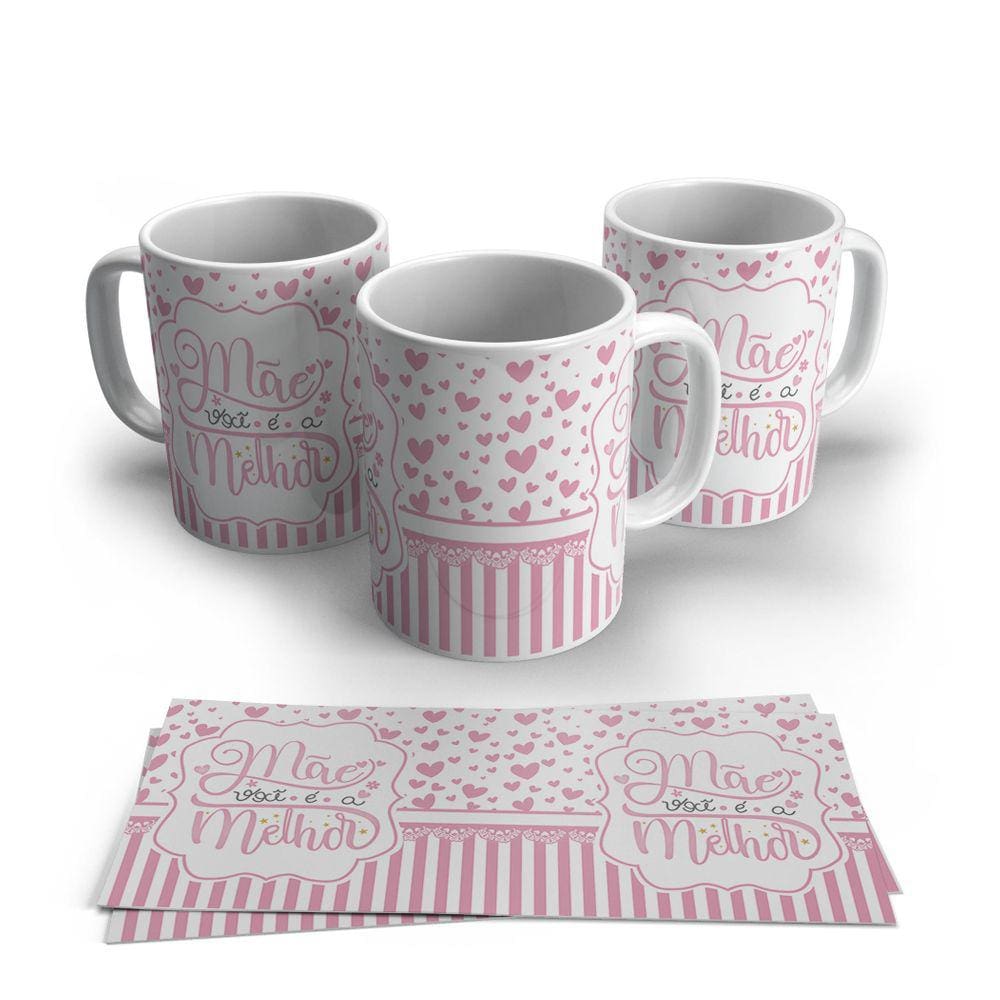 Caneca De Porcelana Dia Das Mães Modelo 01