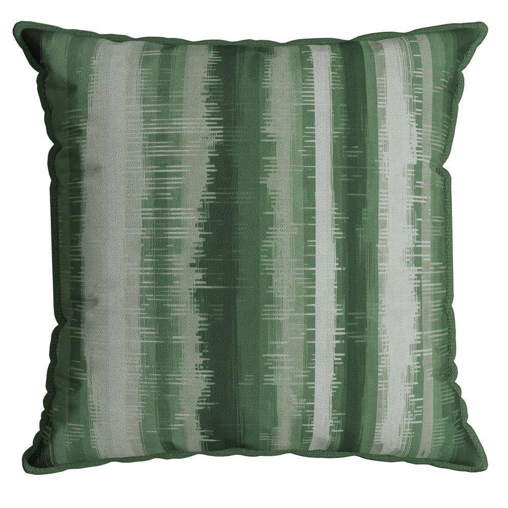 Capa Velveteen 794 com Cordone 43 Cm X 43 Cm Verde / Branca