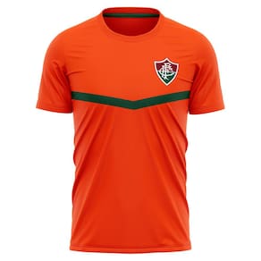Camiseta Braziline Moss Fluminense Masculino - Laranja