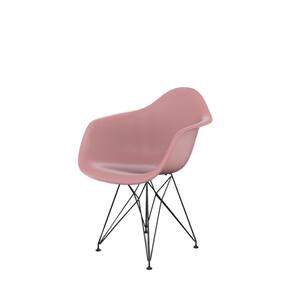Cadeira para Sala de Jantar Arm Eiffel Rosa