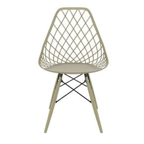Cadeira para Sala de Jantar Kayla Dsw Inj Cinza