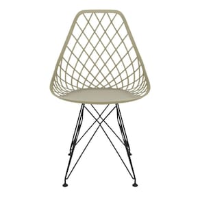 Cadeira para Sala de Jantar Kayla Eiffel Cinza