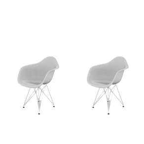 Cadeira para Sala de Jantar Arm Eiffel Branco